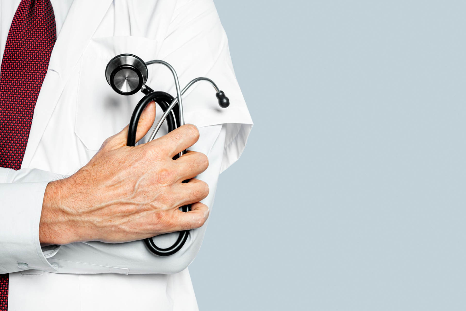 Medical examination Doctor with stethoscope